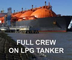 Sea jobs on LPG tankers - 1